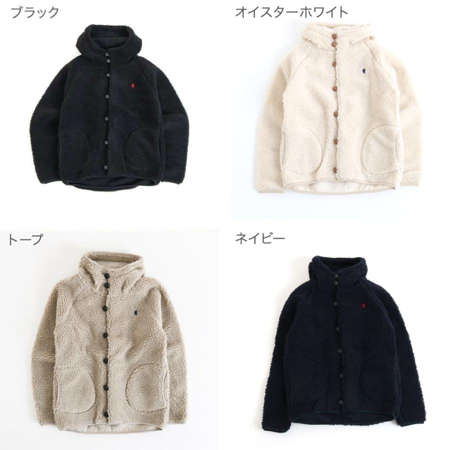 ジムフレックス GYMPHLEX くるみボタン フード付きボアジャケット BOA HOOD BUTTON JACKET J-1185PL メンズ アウター|bornfree-e-shop|08