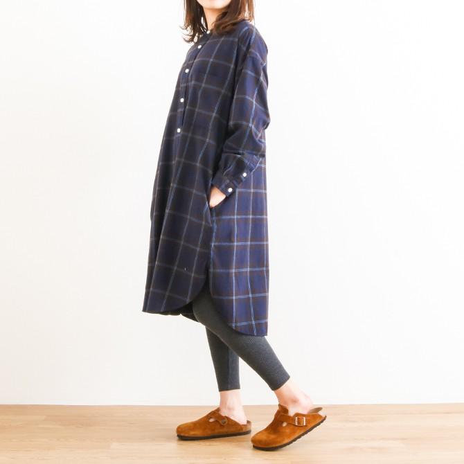 ジムフレックス Gymphlex ビエラ起毛バンドカラーチェックシャツワンピース J 1363vhc レディース シャツワンピース J 1363vhc Bornfree E Shop 通販 Yahoo ショッピング