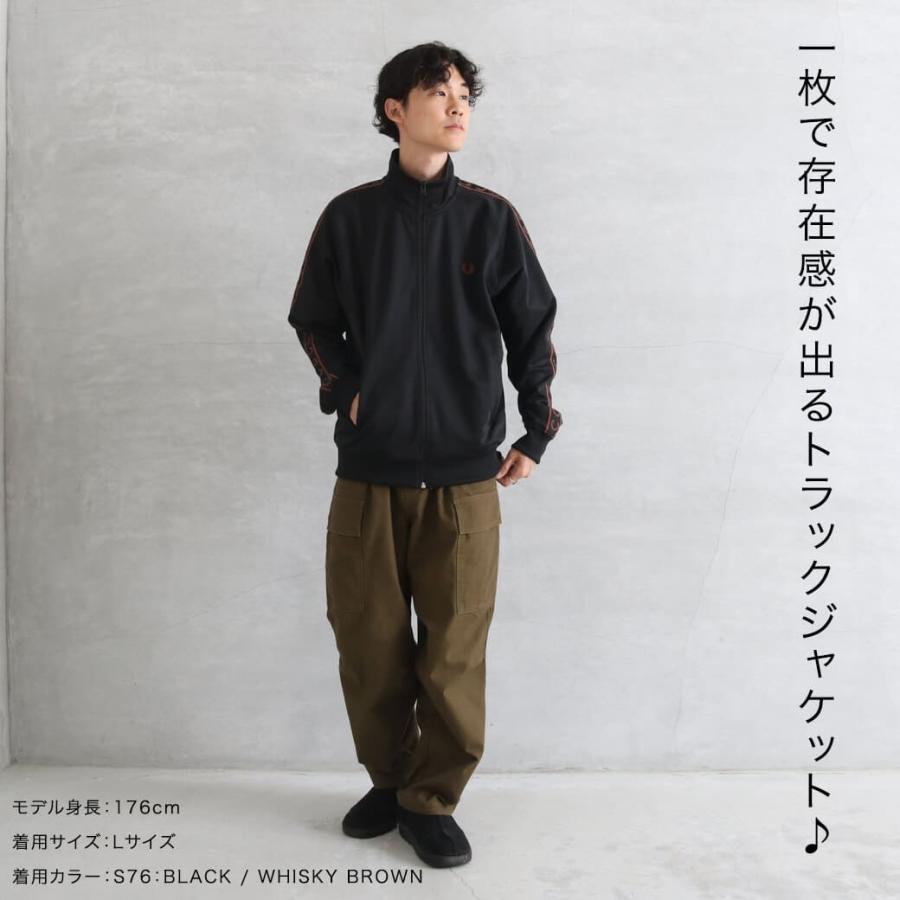 FRED PERRY フレッドペリー CONTRAST TAPE TRACK JACKET メンズ FRED PERRY フレッドペリー CONTRAST TAPE TRACK JACKET メンズ