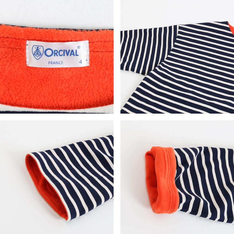 ORCIVAL オーシバル 裏フリース クルーネック プルオーバー ORCIVAL オーシバル 裏フリース クルーネック プルオーバー