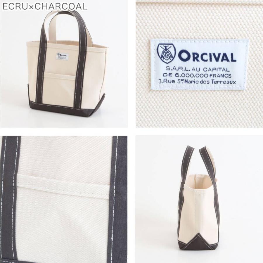 ORCIVAL オーシバル 4号帆布 トートバッグ 小 No.4 HANPU TOTE BAG SMALL OR-H0285KWC メンズ レディース｜bornfree-e-shop｜03