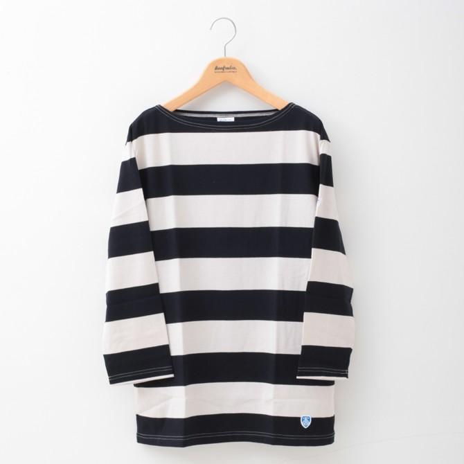 22年新作入荷 オーチバル Orcival オーシバル 人気のワイドボーダーteeに新色登場 ボートネック トップス メンズ Rc 68 七分袖 ワイドボーダーtシャツ Tシャツ カットソー Scholarsqatar Com