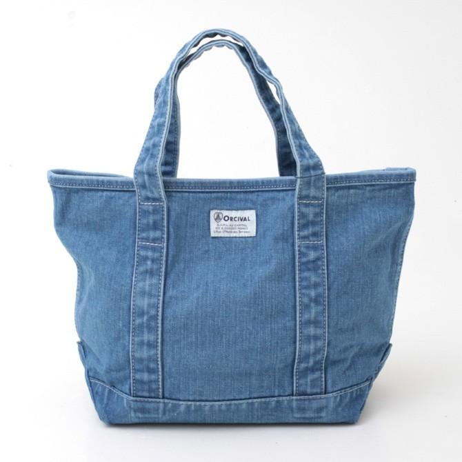 オーシバル ORCIVAL オーチバル デニムトートバッグ（小） フェードブルー RC7118HDN ユニセックス バッグ トートバッグ