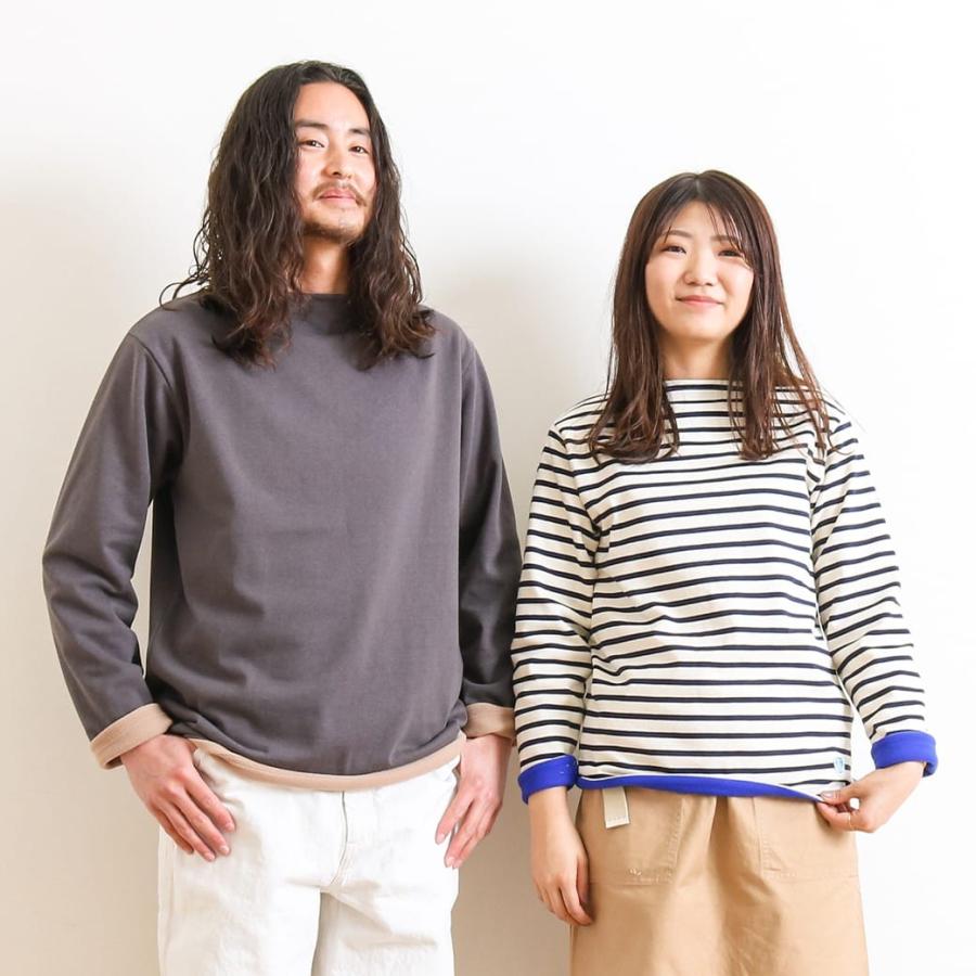 オーシバル Orcival コットンロード フリースライニング バスクシャツ Rc 9104 レディース メンズ トップス Rc 9104 Bornfree E Shop 通販 Yahoo ショッピング