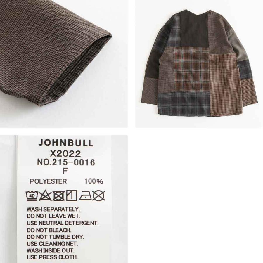 リベア バイ ジョンブル rebear by Johnbull チェックパッチワークジャケット Check Patchwork Jacket X2022 メンズ アウター 送料無料｜bornfree-e-shop｜07