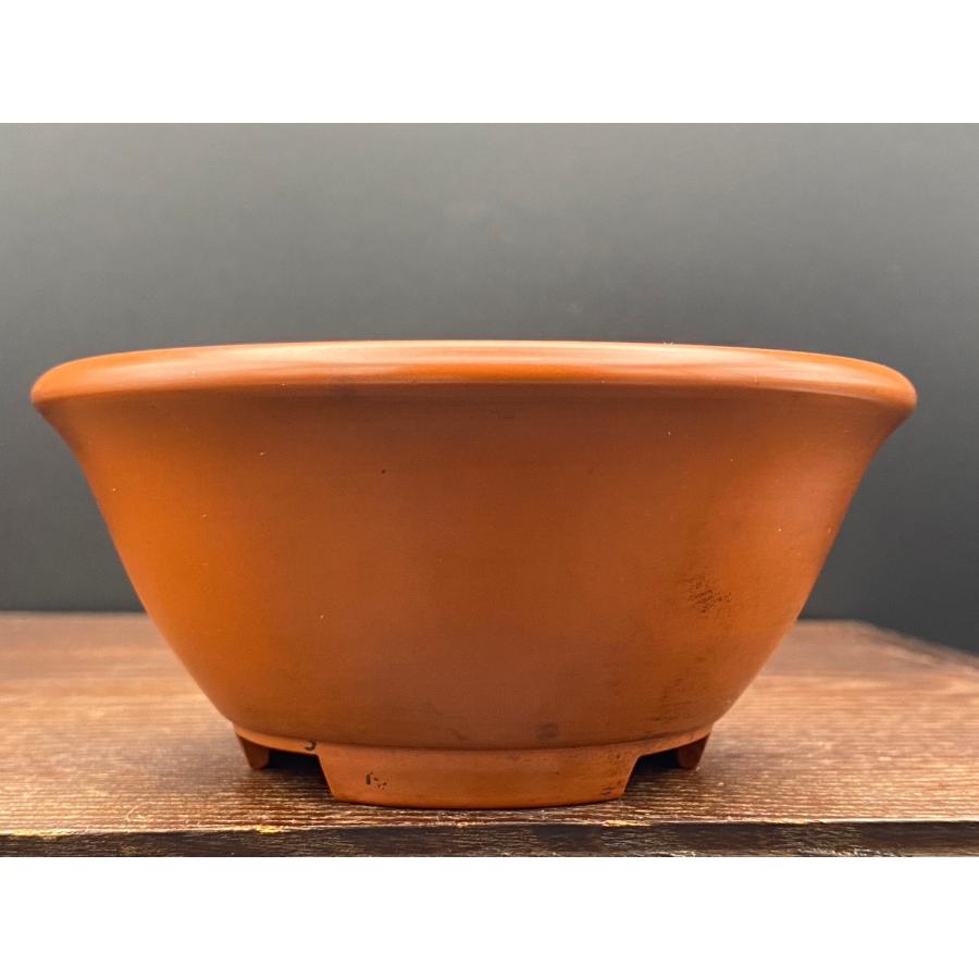 陶元 朱泥丸切足鉢 4号(12cm) : 鉢や 暮路空 - 通販 - Yahoo!ショッピング
