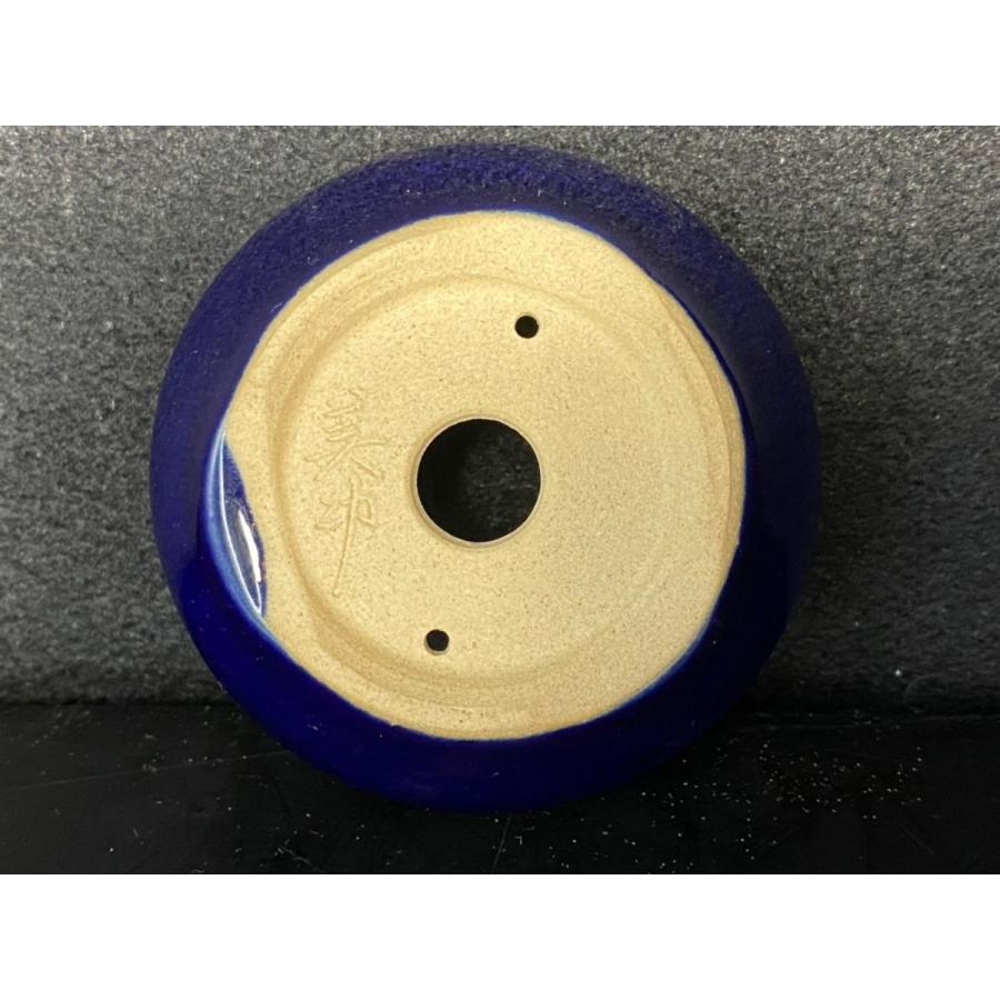 堀江美功 瑠璃釉丸切足鉢 2.5号 : 鉢や 暮路空 - 通販 - Yahoo