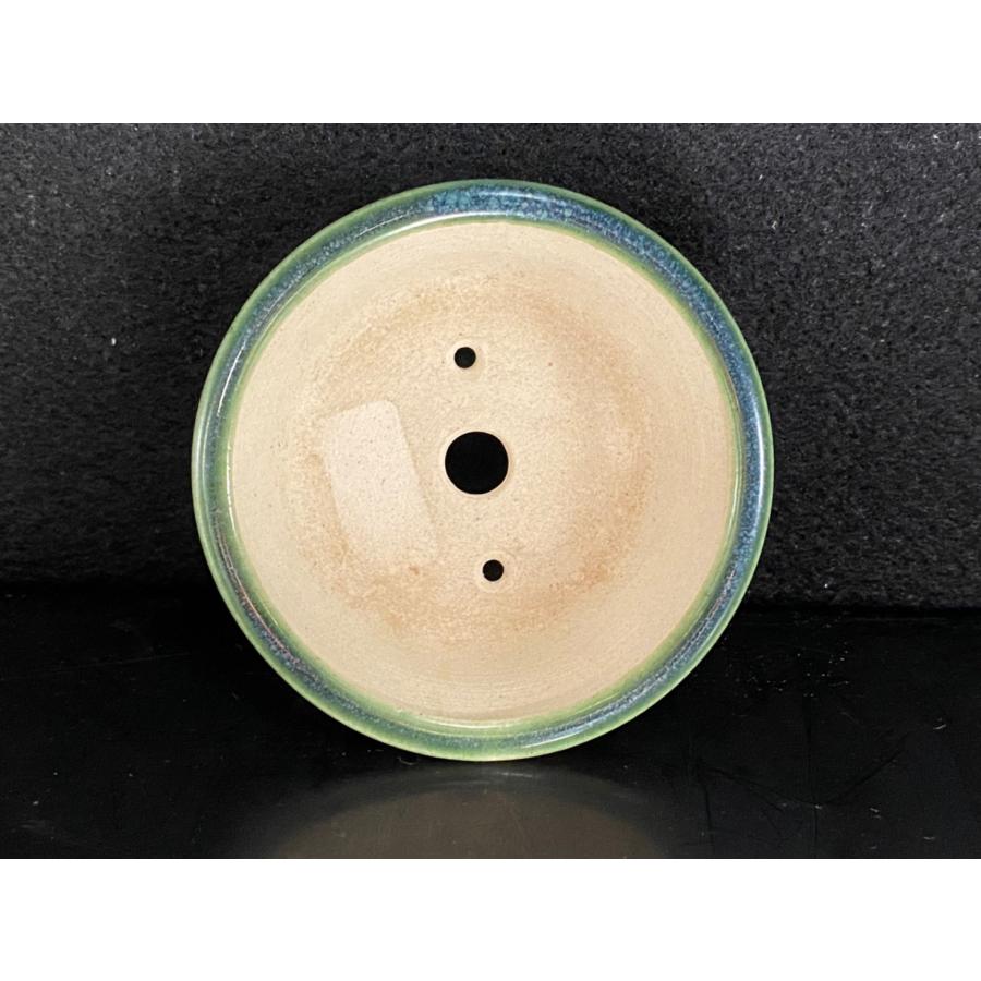 堀江美功 織部釉丸切足鉢 2.5号 : 鉢や 暮路空 - 通販 - Yahoo