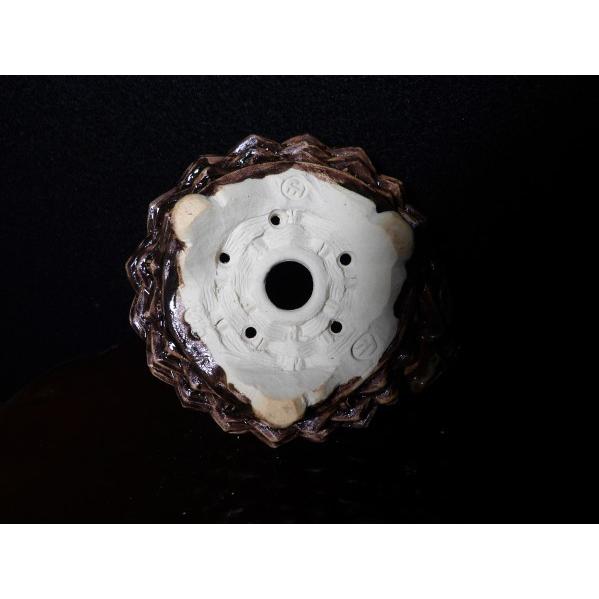 古本正志 籠彫蟹付雲足鉢 3号 : 鉢や 暮路空 - 通販 - Yahoo!ショッピング