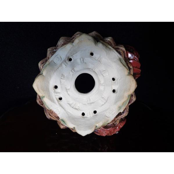 古本正志 籠彫蟹付雲足鉢 3号 : 鉢や 暮路空 - 通販 - Yahoo!ショッピング