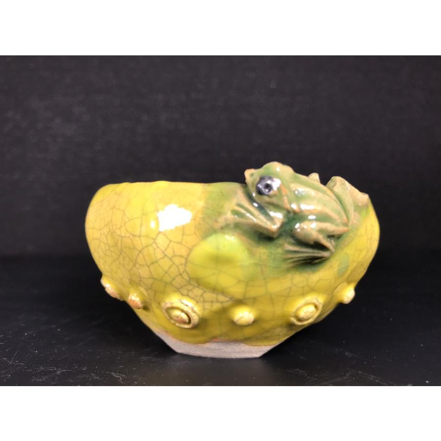 美品【正志作】カエル付きナマズ 蟹雲脚ミニ盆栽鉢 美品【正志作】カエル付きナマズ 蟹雲脚ミニ盆栽鉢 - メルカリ