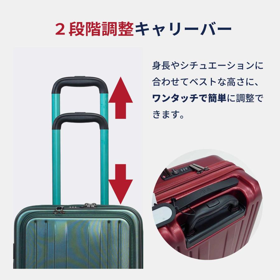 FILA（フィラ） スーツケース Mサイズ 47~52L FILA 2~4泊 拡張