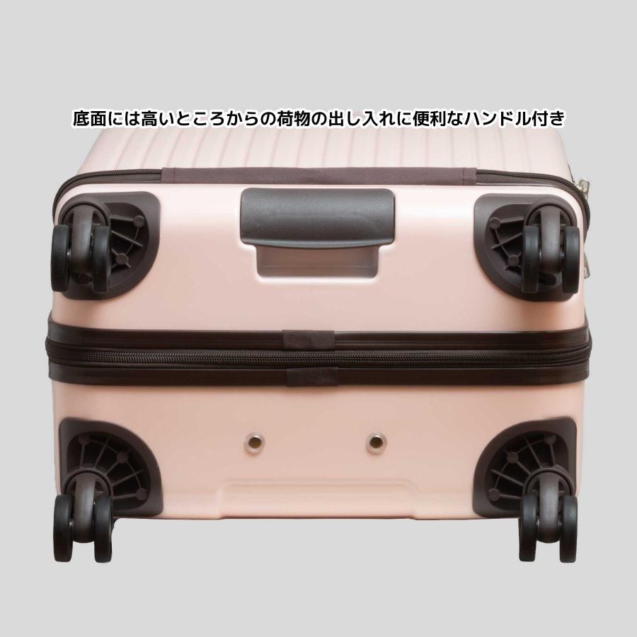 スーツケース Mサイズ 53L Lee リー 3~4泊 フロントオープン キャリーケース 320-9021 | Lee | 16