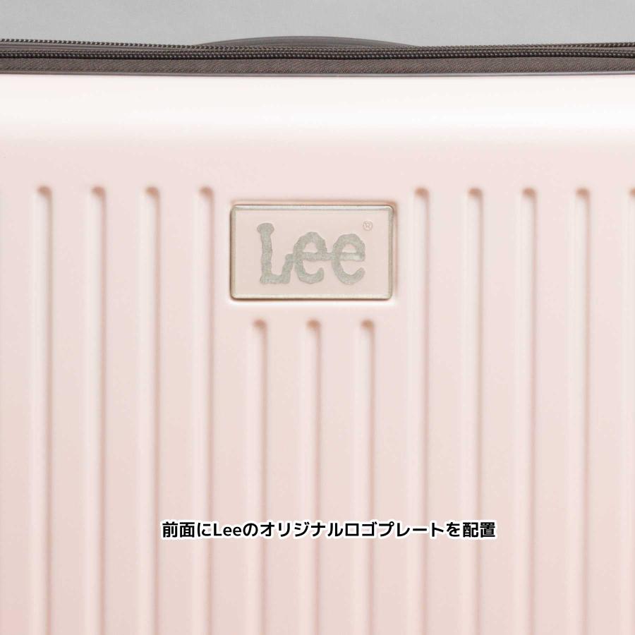 スーツケース Mサイズ 53L Lee リー 3~4泊 フロントオープン キャリーケース 320-9021 | Lee | 18