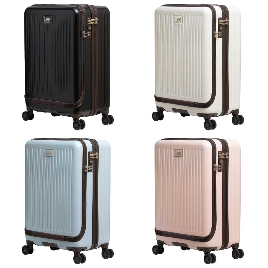 スーツケース Mサイズ 53L Lee リー 3~4泊 フロントオープン キャリーケース 320-9021 | Lee | 05