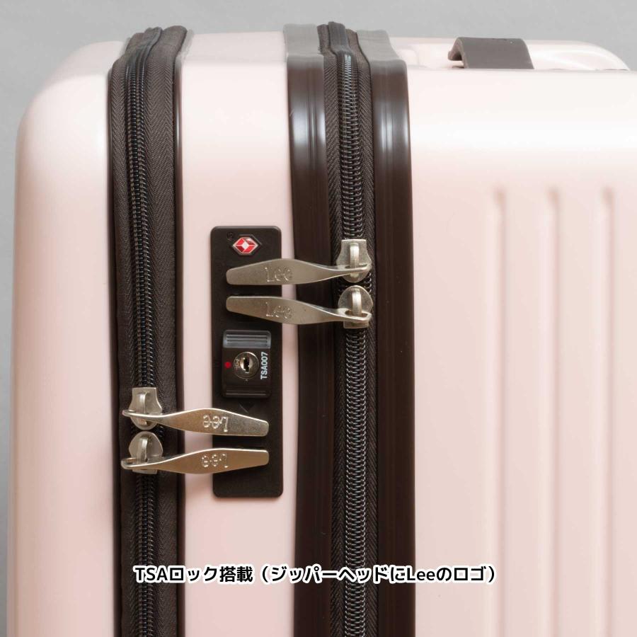 スーツケース Mサイズ 53L Lee リー 3~4泊 フロントオープン キャリーケース 320-9021 | Lee | 11