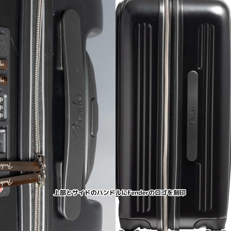 スーツケース Mサイズ 53~60L Fender フェンダー 3~5泊 フロントオープン ストッパー 拡張 USB キャリーケース 950-4501 |  | 19