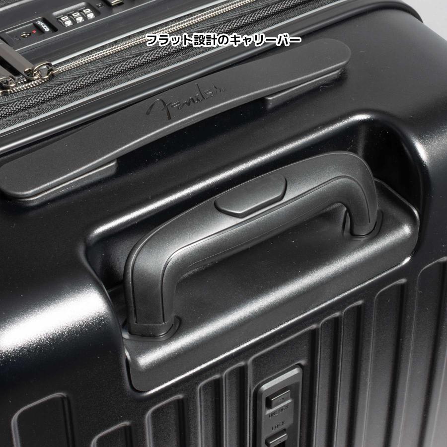 スーツケース Mサイズ 53~60L Fender フェンダー 3~5泊 フロントオープン ストッパー 拡張 USB キャリーケース 950-4501 |  | 20