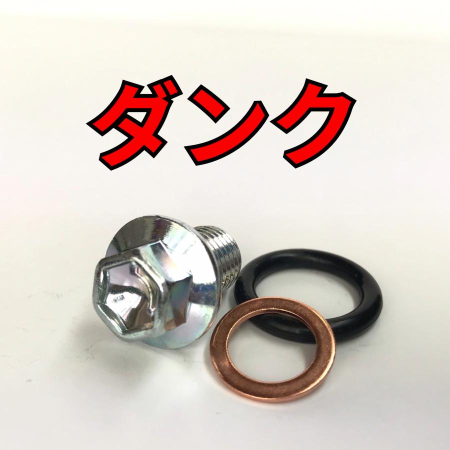 オイルドレンボルトセット ダンク AF74 AF78 合計3点 : ボルト - 通販