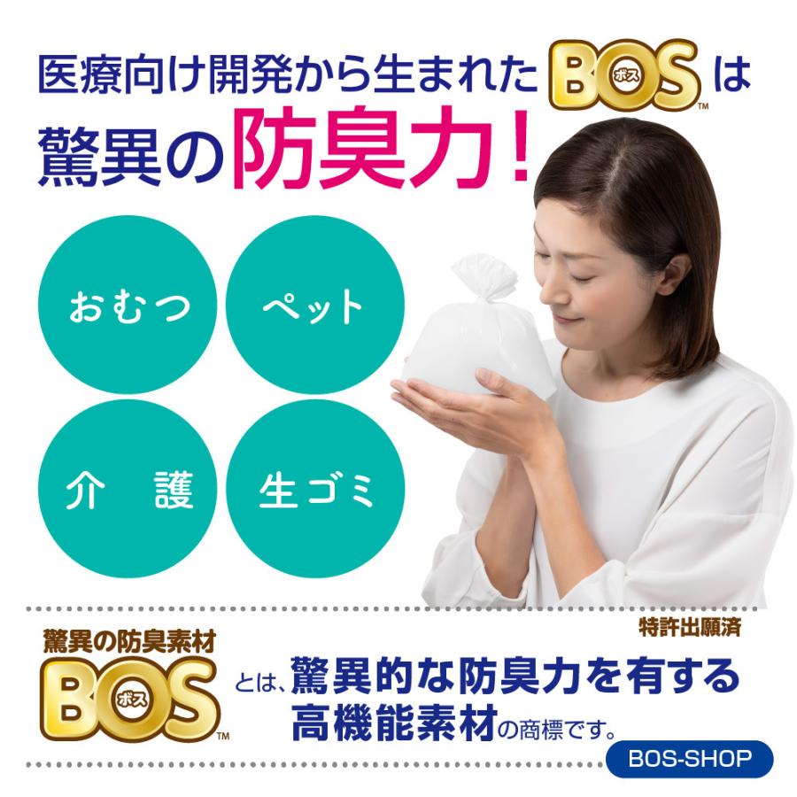 生ゴミが臭わない袋 BOS 生ゴミ用 Sサイズ 100枚入り 2個セット（袋カラー：白色）送料別｜bos-shop｜03