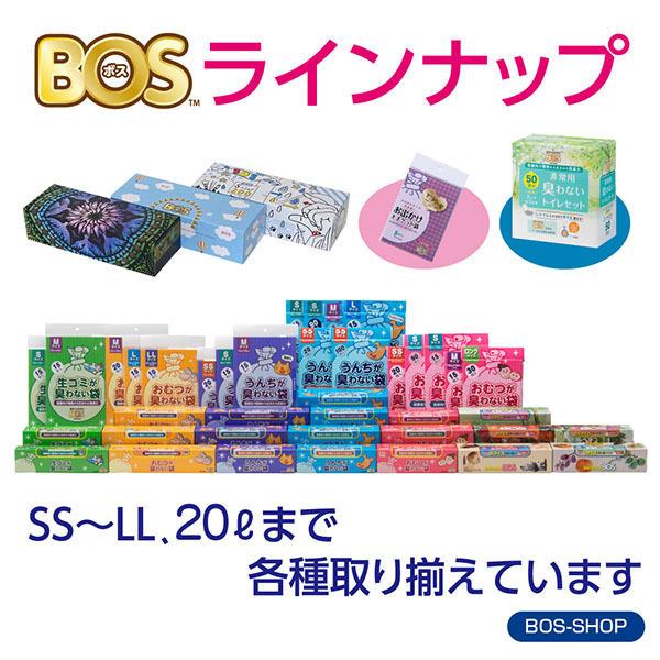 BOS（ボス） おむつ 臭わない袋 Mサイズ 90枚入り (袋カラー： 白色