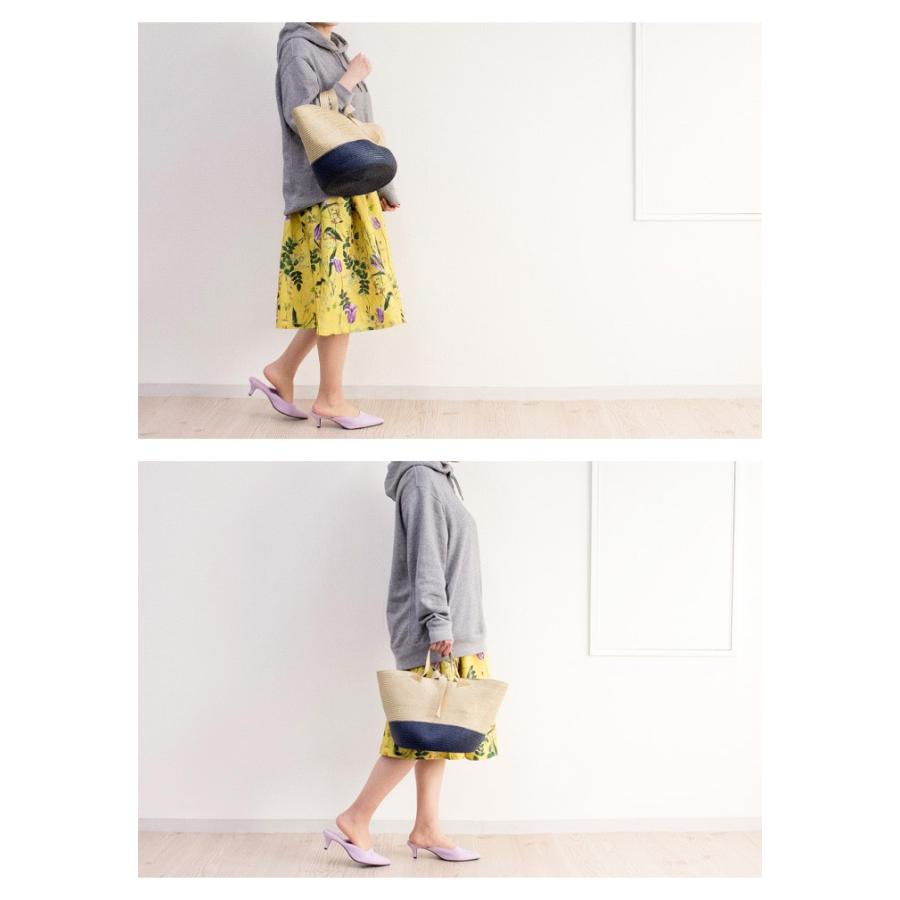 ベルティーニ かごバッグ 当店限定インナーバッグ ＆ スマホポケット付き Caterina Bertini バイカラー 全6カラー