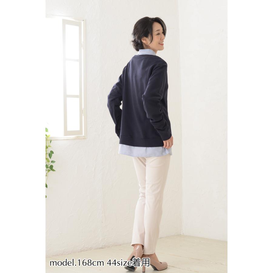 セール】スウェット シャツ ドッキング トップス トレーナー セール】スウェット シャツ ドッキング トップス トレーナー