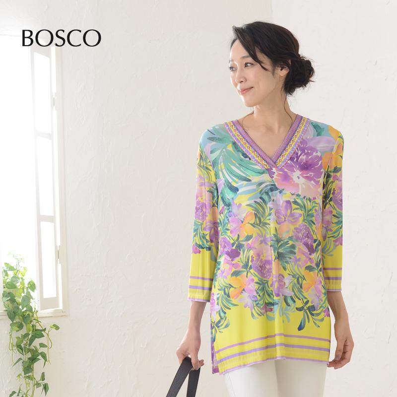 絶賛商品 Bosco新品未使用半袖ワンピース 48号 大きいサイズ ひざ丈ワンピース Www Abtrs Com