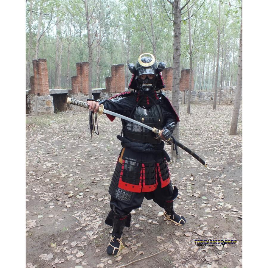 コスプレ衣装 日本武将◇甲冑一式 等身大 着用可能 鎧飾り 鎧櫃 宮本
