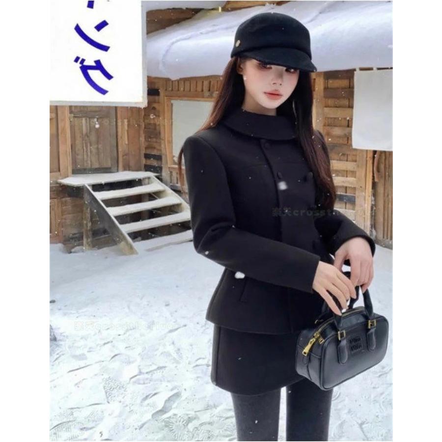 なんちゃって制服 セット 韓国 制服 卒業式 スーツ 女の子 ゆったりサイズ 150 160 小学生 卒服 女の子 韓国 制服 ブレザー スリム スカート aライン ハイウエス_4
