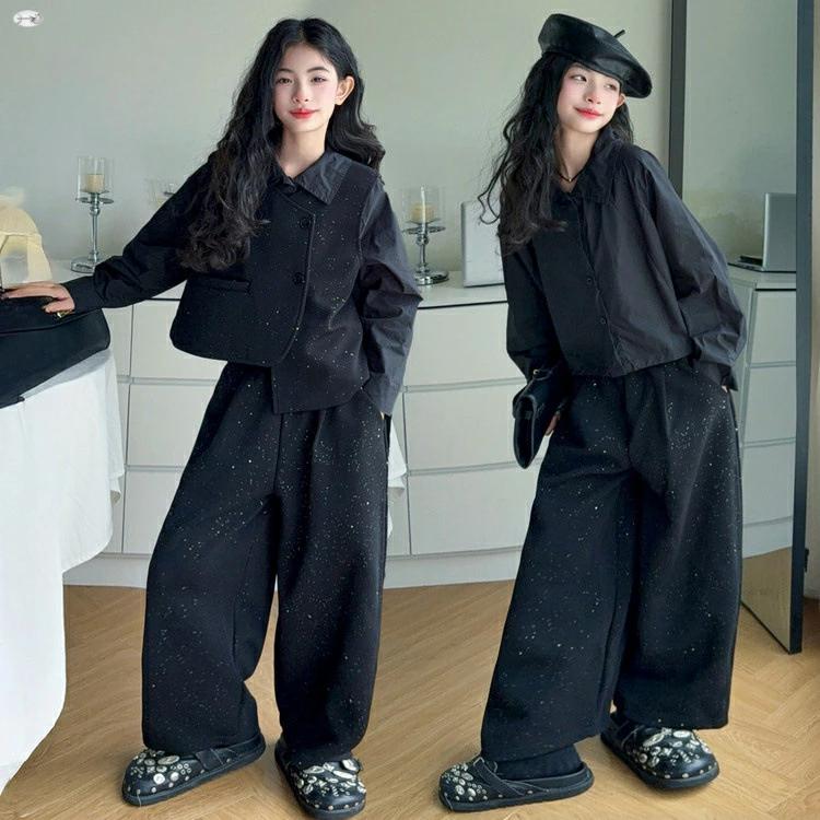 6年生 卒服 小学生 女の子 かっこいい 卒業式 スーツ パンツスーツ