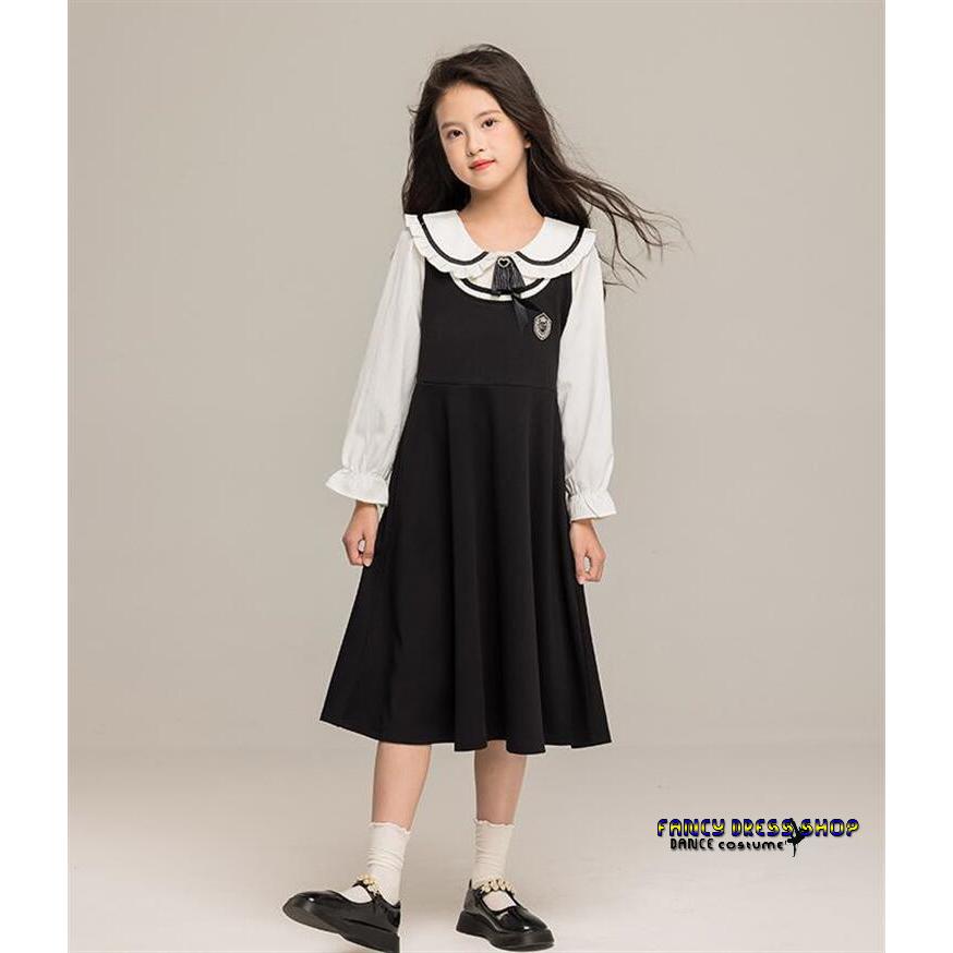 入学式 ワンピース 女の子 子供服 フォーマル 入学式 フェイクレイヤード 重ね着風 卒業式 ワンピース お葬式 法事 結婚式 可愛い おしゃれ 子ども 小学生 中学 | ブランド登録なし | 05