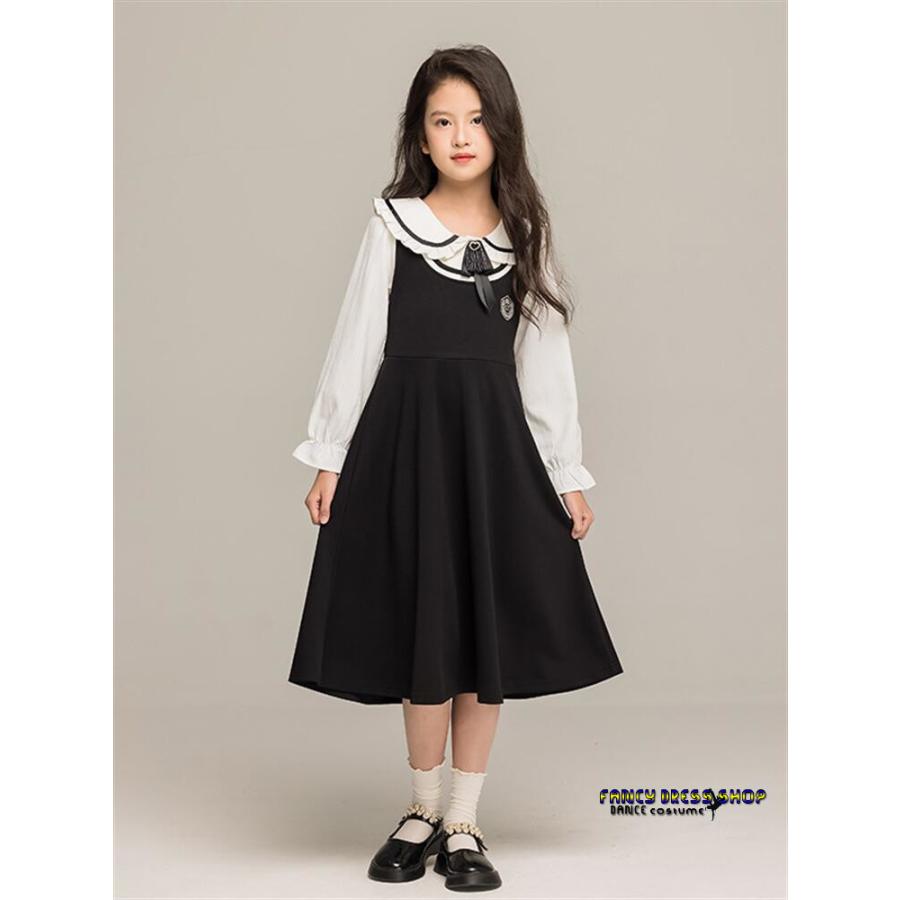 入学式 ワンピース 女の子 子供服 フォーマル 入学式 フェイクレイヤード 重ね着風 卒業式 ワンピース お葬式 法事 結婚式 可愛い おしゃれ 子ども 小学生 中学 | ブランド登録なし | 09