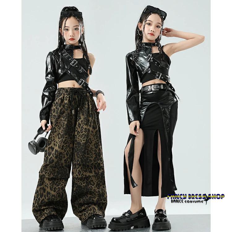 黒 袖 タンクトップ へそ出し 豹柄 カーゴパンツ 迷彩 タイトスカート