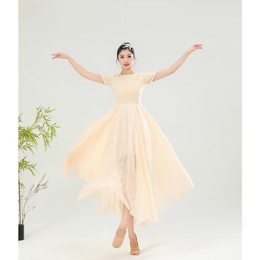 ミントグリーン 長袖 ダンスドレス　Mサイズ 楽天市場】【受注生産S/M/L/XL/2XL】グリーン長袖レース 社交