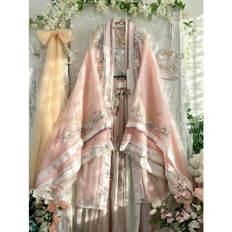 中華コスプレ衣装 華やか5点セット レディース 中国古代服装 宮廷風