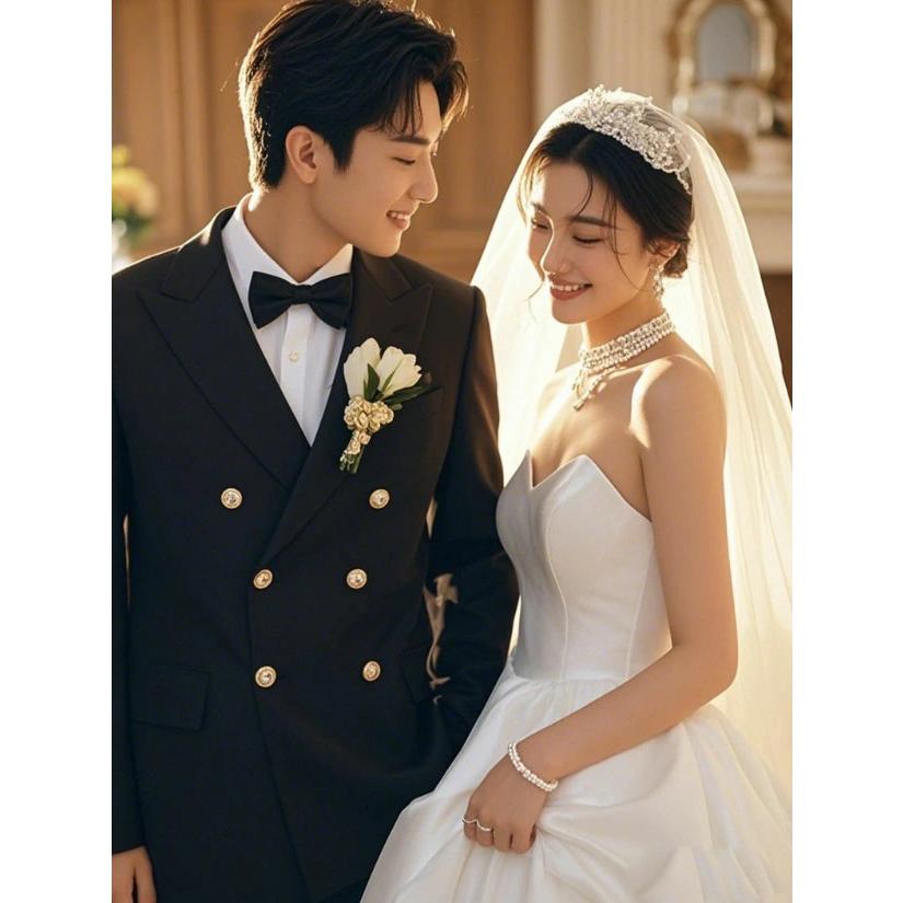 スーツ メンズ ビジネス スーツ 2点セット ダブルボタン フォマール スーツ 12色 カラースーツ おしゃれ 男性 大人 結婚式 パーティー スーツ 礼服 紳士服 黒 白_13