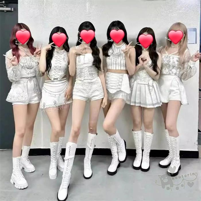 kpop 衣装 ダンス衣装 セットアップ レディース 大人 韓国 アイドル 白