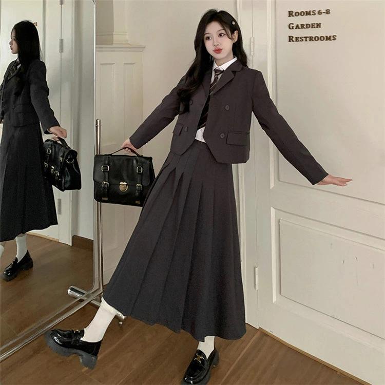 卒服 女の子 ネクタイ 卒業式 スーツ 大きいサイズ フォーマル