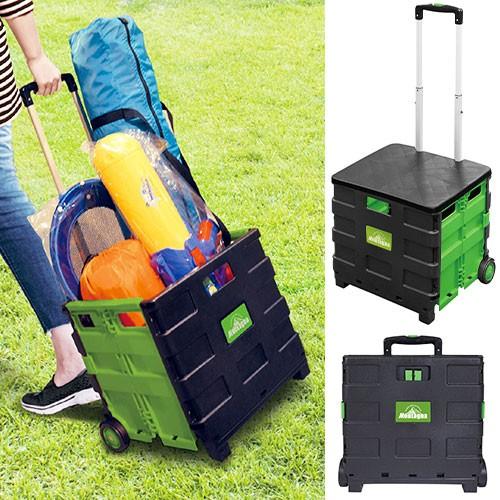 フタ付きキャリーカート Hac2349 Yy Sr1 Hac キャスター 腰掛け 座れる 台車 荷物運び 折りたためる アウトドア キャンプ 運動会 Hac2349 Bosky 通販 Yahoo ショッピング