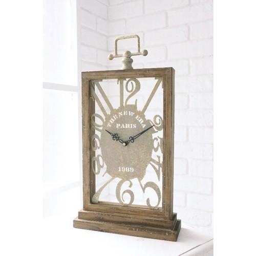 置時計 時計 クロック レスター・ウッデンクロック KI80 NN OR1 COVENT GARDEN 置き時計 時計 木 木製 ウッド