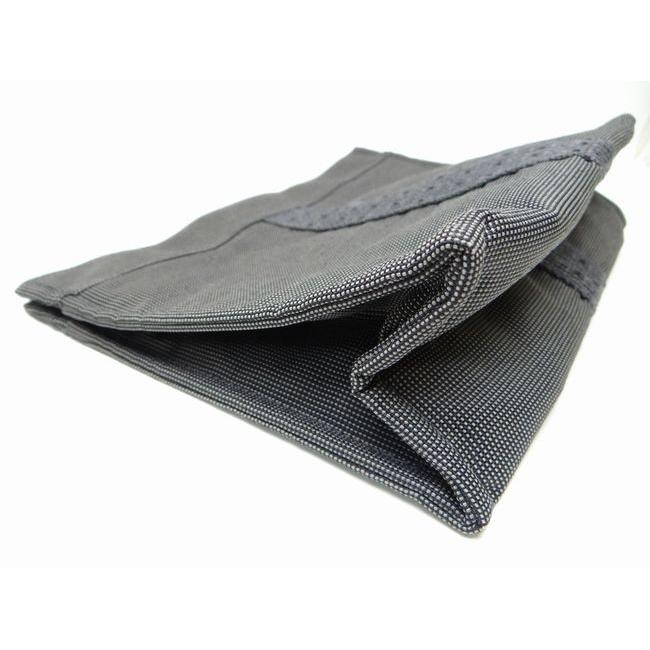 エールライン HERMES エルメス セカンドポーチ グレー×ブラック＜USED