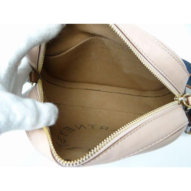 STELLA McCARTNEY ステラマッカートニー ロゴ ミニ カメラ レザー ショルダーバッグ ベージュ 557907 Stella McCartney（ステラ・マッカートニー） 557907 ステラロゴ ミニ