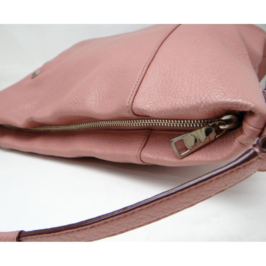 COACH（コーチ） F34511 レザー 2WAYショルダーバッグ ピンク＜USED