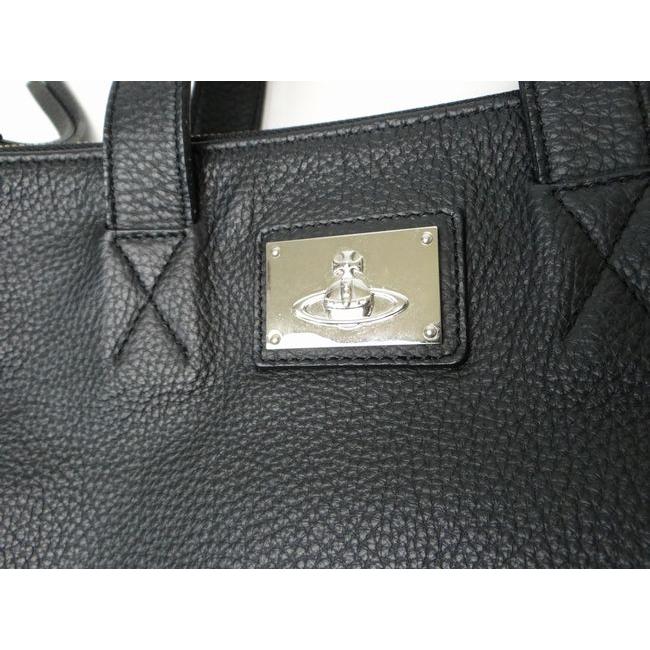【美品】ヴィヴィアンウエストウッド 2WAYビジネスバッグ レザー 黒 5Q38 Vivienne Westwood ヴィヴィアン ウエストウッド モシーク 2WAY