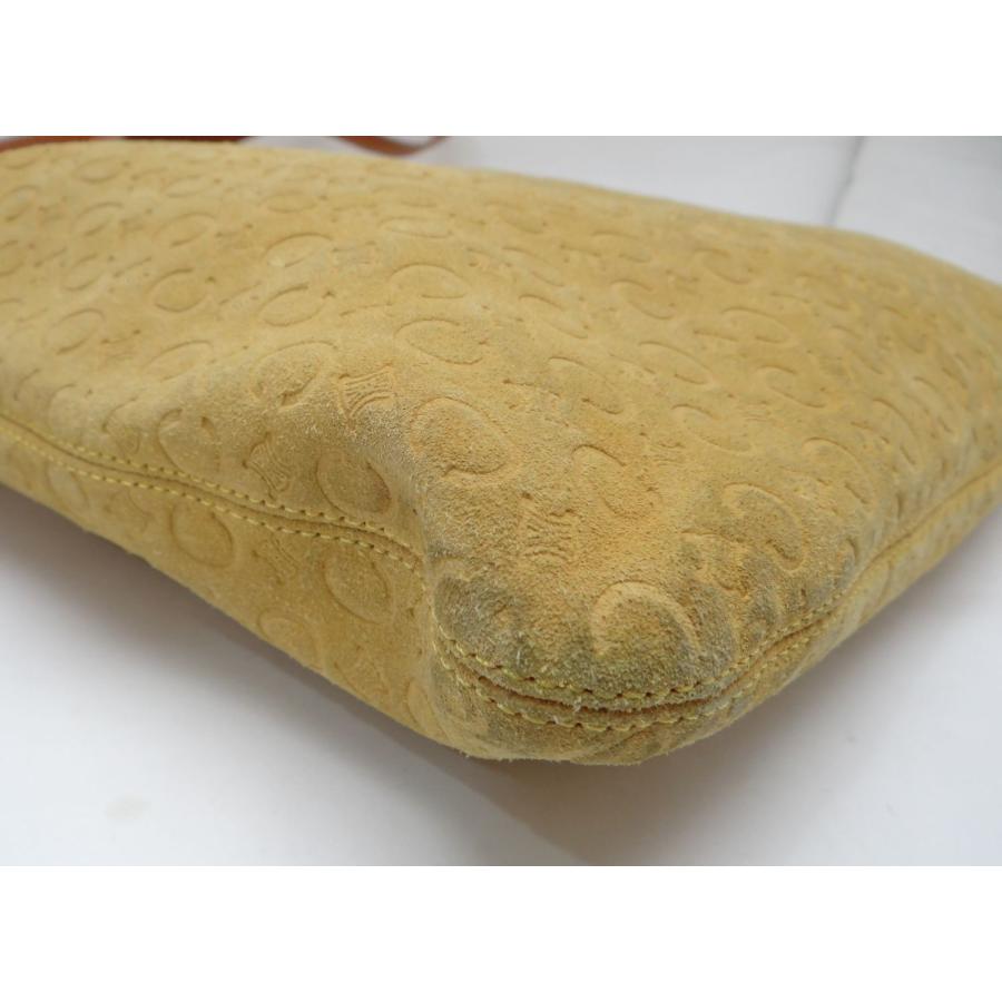 CELINE セリーヌ MC00/2 マカダム柄 スエード ショルダーバッグ