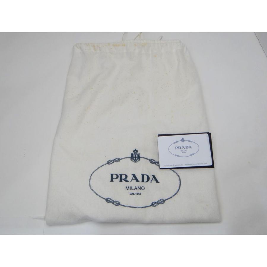 PRADA（プラダ） BR4420 TESSUTO VIT.DAI 2WAYトートバッグ ブラウン