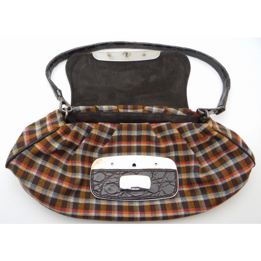 PRADA（プラダ） BR2812 VICHY RICAMO SK ビジュー チェック