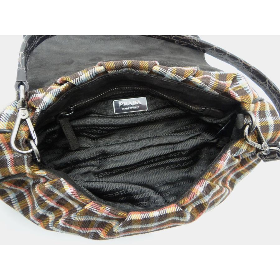 PRADA（プラダ） BR2812 VICHY RICAMO SK ビジュー チェック