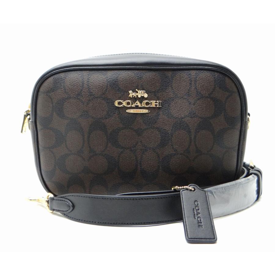 新古未使用展示品 COACH コーチ ショルダーバッグ ジェイミー カメラ バッグ CA547 ブラウン ゴールド金具 シグネチャーキャンバス レザー レディース【本物保証】 COACH - コーチ COACH ジェイミーカメラバッグ CA547 ブラウン・ピンク